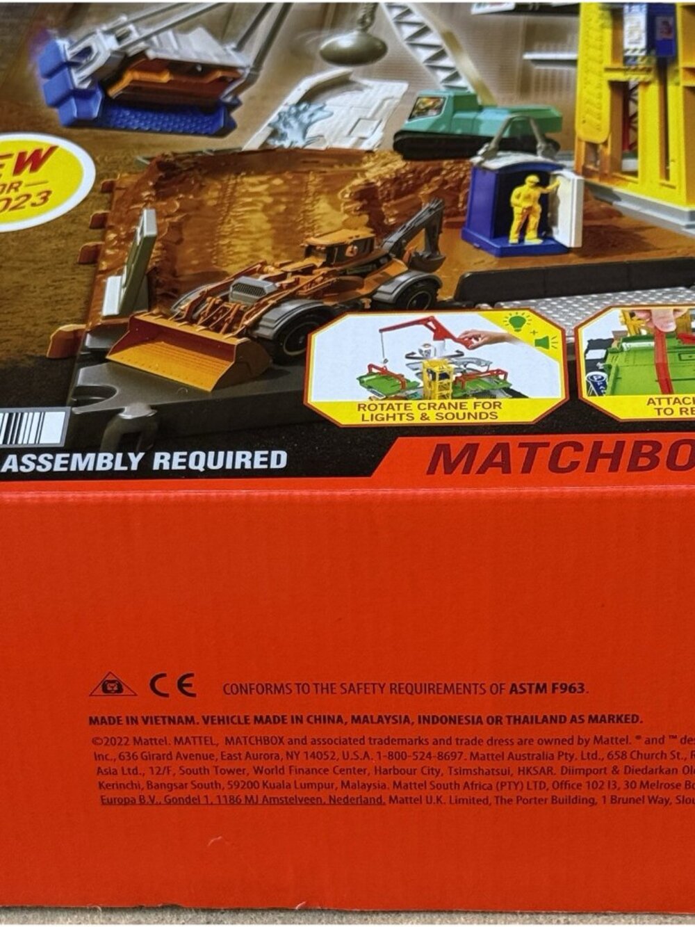 Mattel HPD62 Matchbox Action Drivers Epic Construction Yard, Lights and Sounds - Picture 8 of 11
